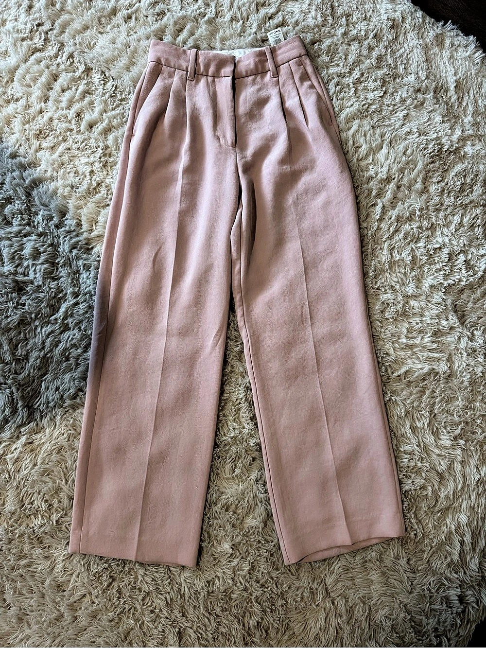 Wilfred The Effortless Pant Wide Leg Pants Pink Size 2